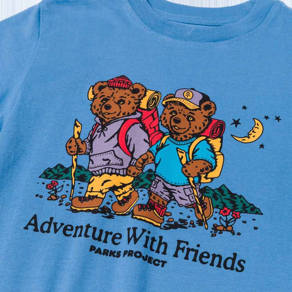Youth Adventure With Friends Bear Tee