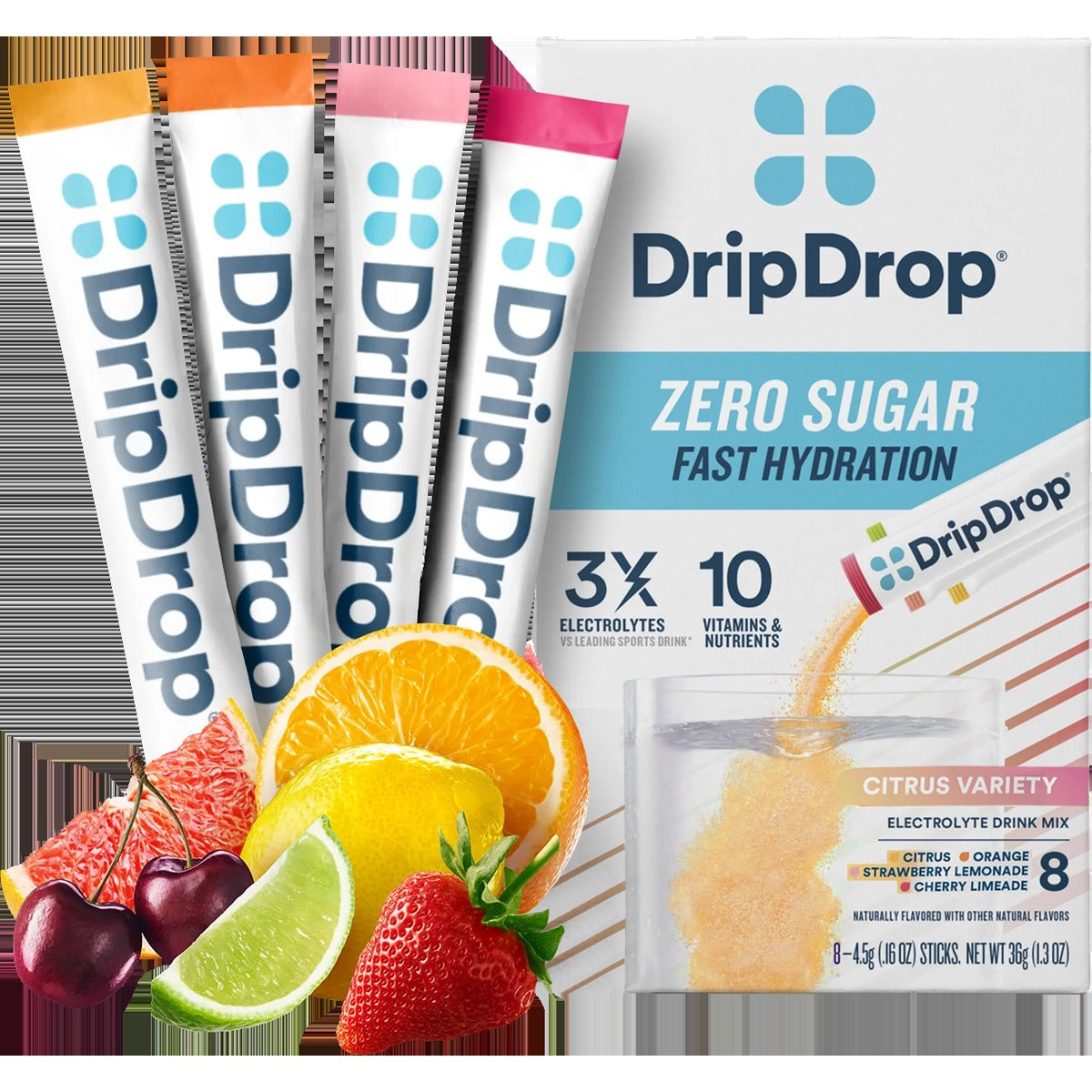 Zero Sugar Electrolyte Drink Mix (8 Servings)