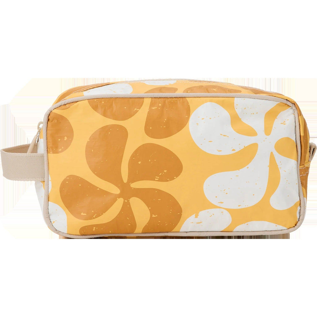 Funky Plumeria Dopp Kit