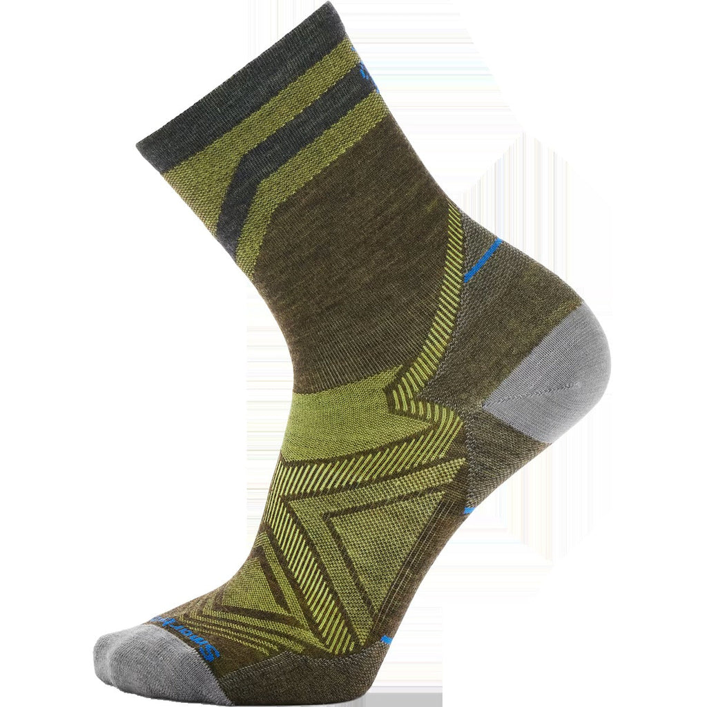 Run Zero Cushion Mid Crew Pattern Sock
