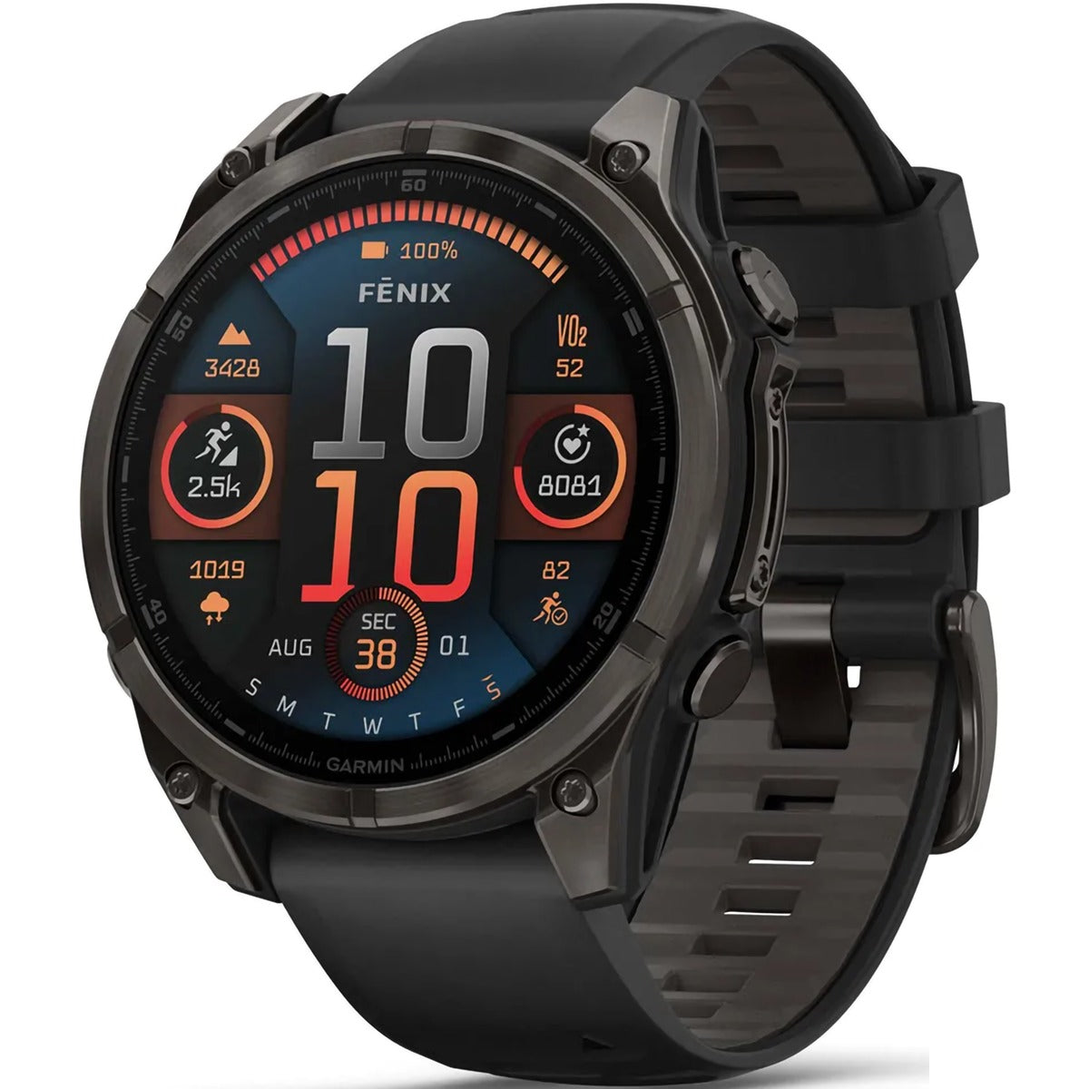 Fenix 8 Sapphire 47mm Amoled - Carbon Gray