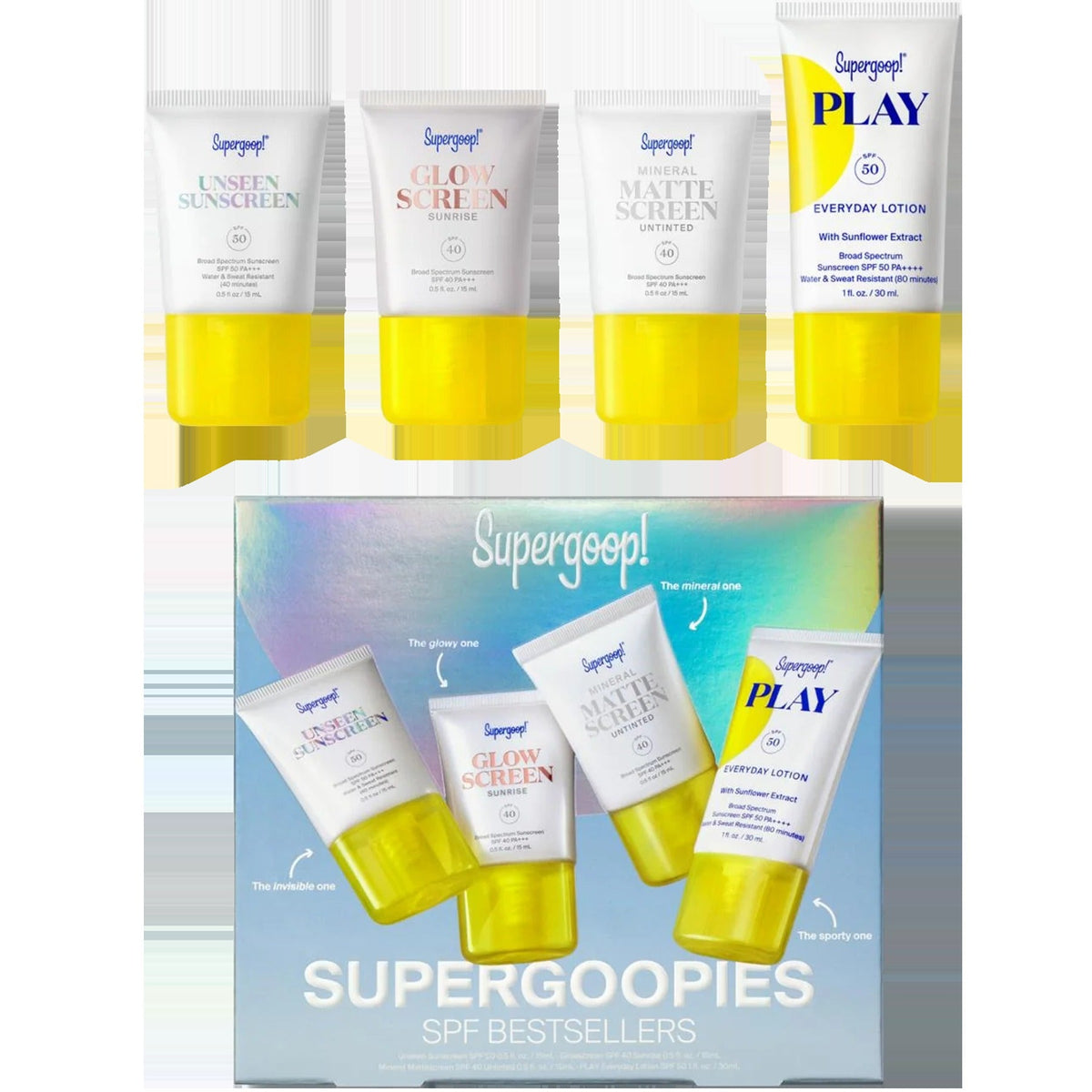 Supergoopies SPF Bestsellers Kit