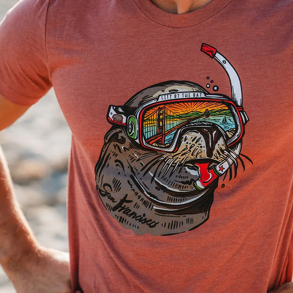 Men's Miami Vice SF Sea Lion Tee