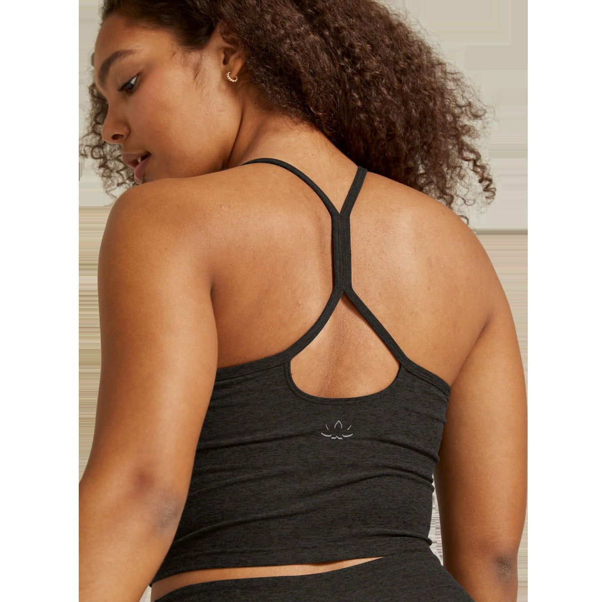 Women's Spacedye Slim Racerback Cropped Tank