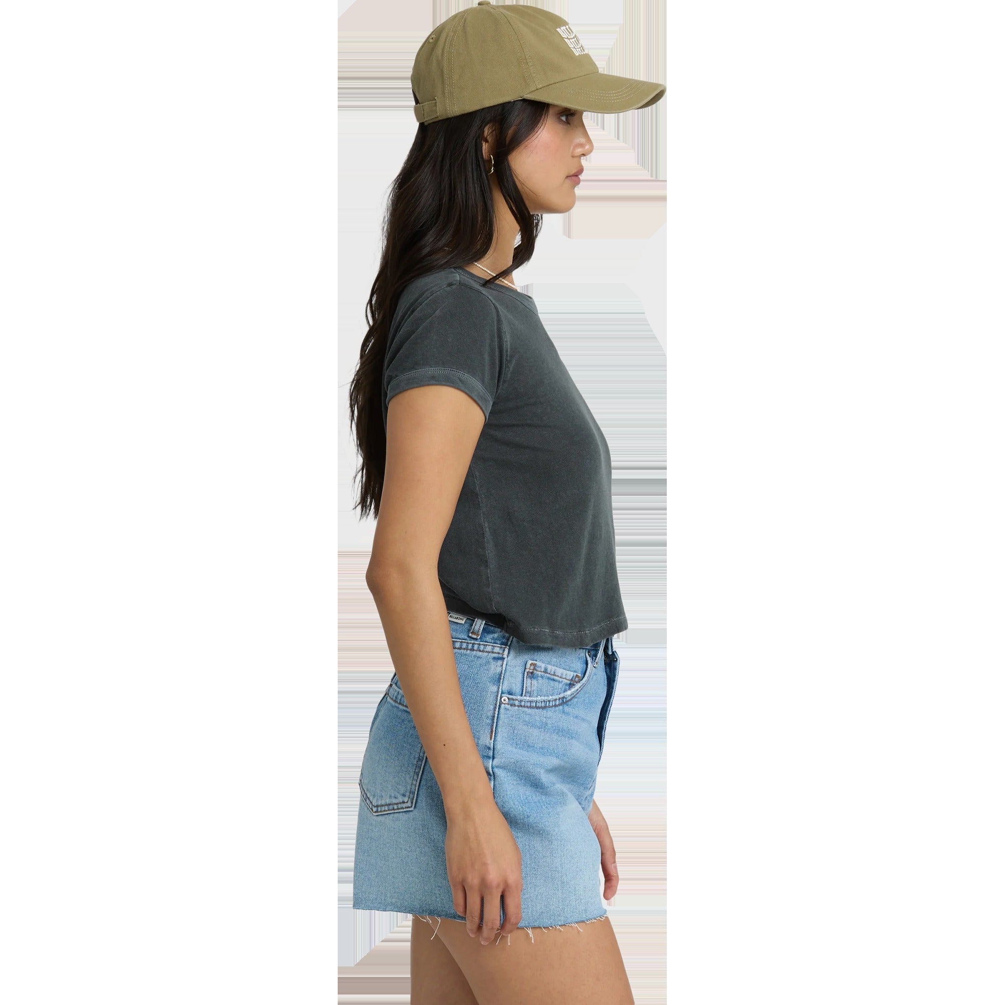 Women's Daily Short Sleeve Knit Tee