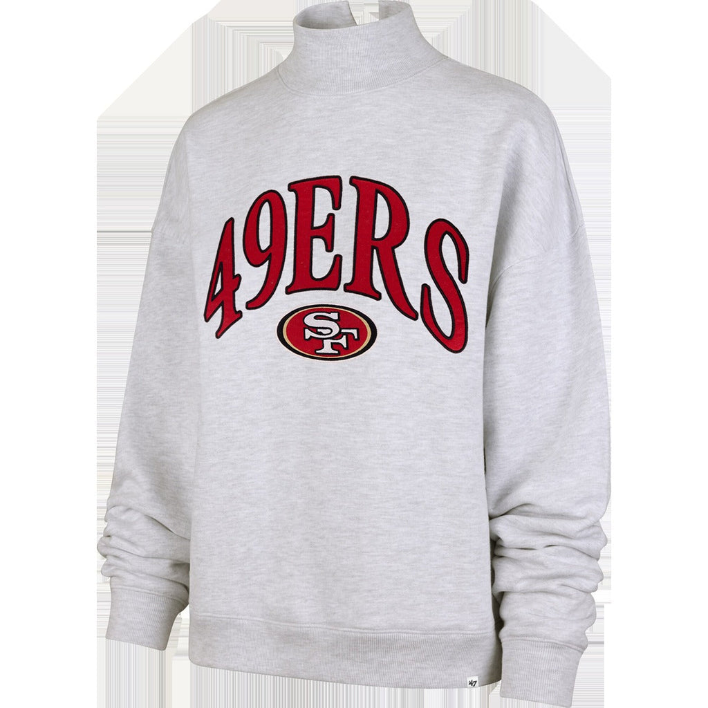 Women's 49ers Vantage Mock Neck Pullover