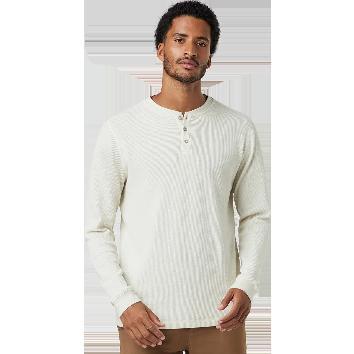 Men's Waffle Henley