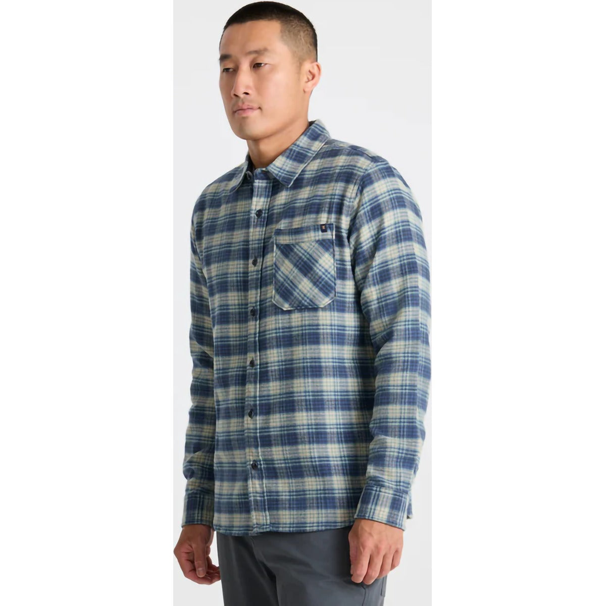 Men's Crossroads Organic Long Sleeve Flannel