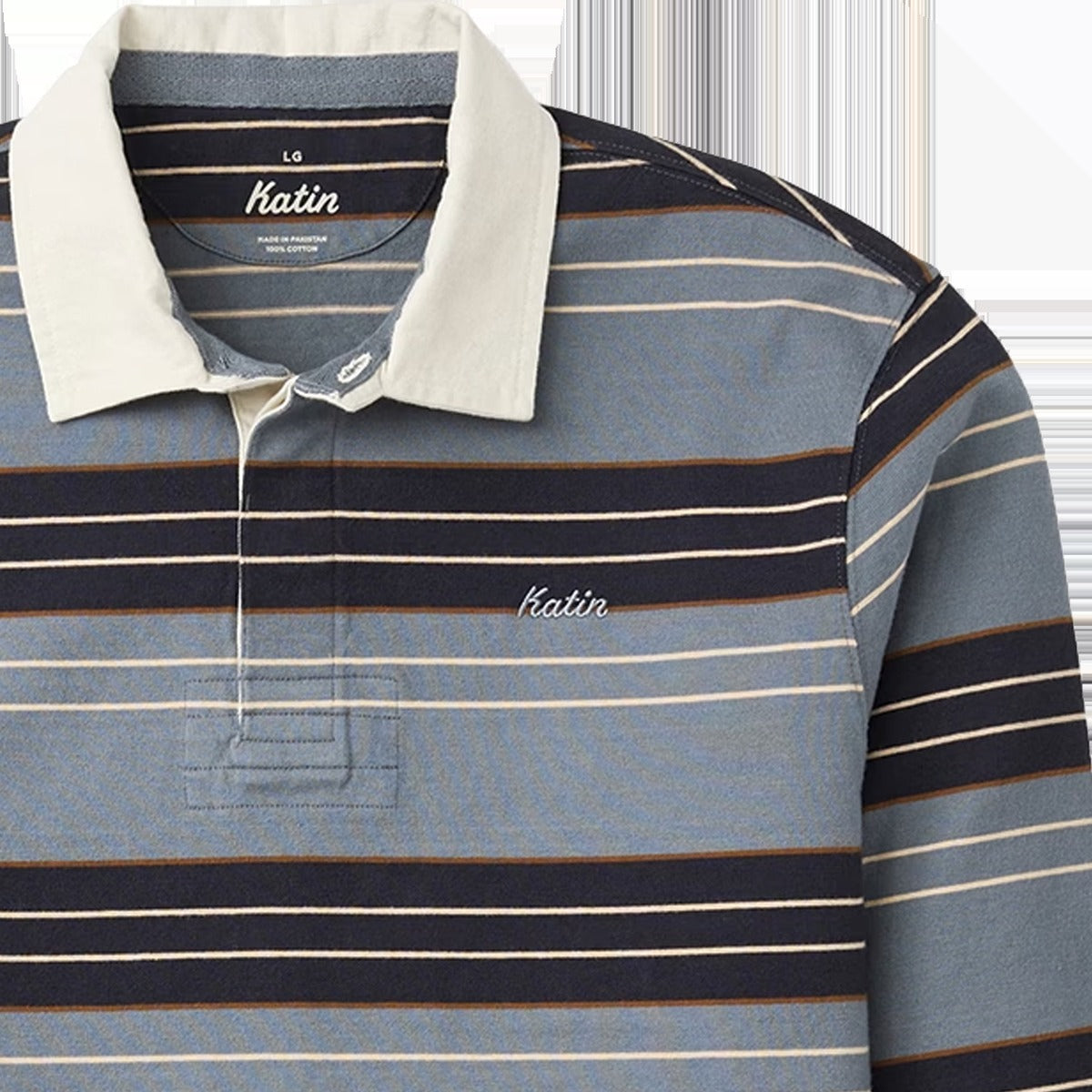 Men's Greg Long Sleeve Rugby Polo