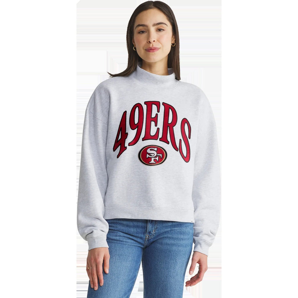 Women's 49ers Vantage Mock Neck Pullover