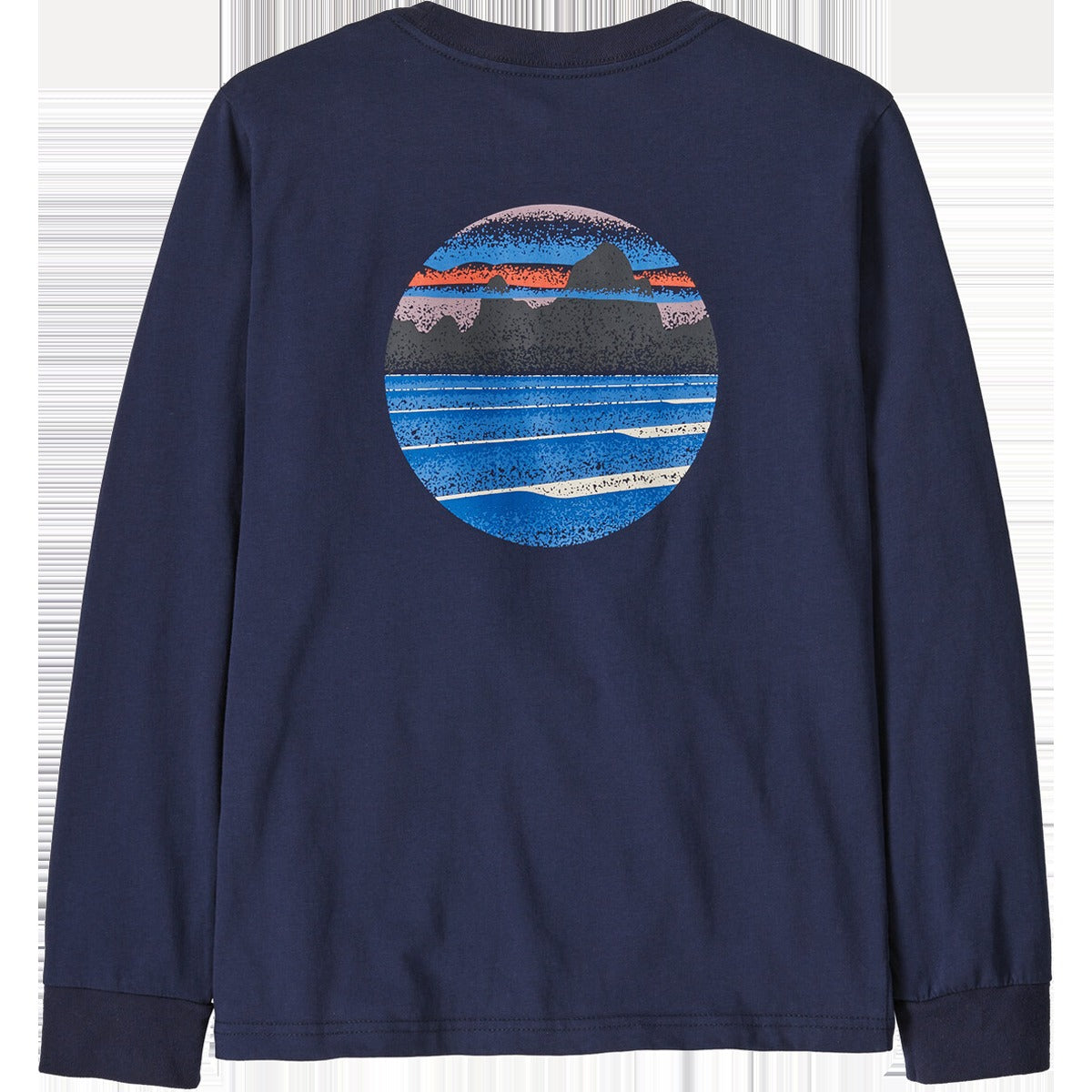 Youth Long Sleeve Skyline Stencil T-Shirt