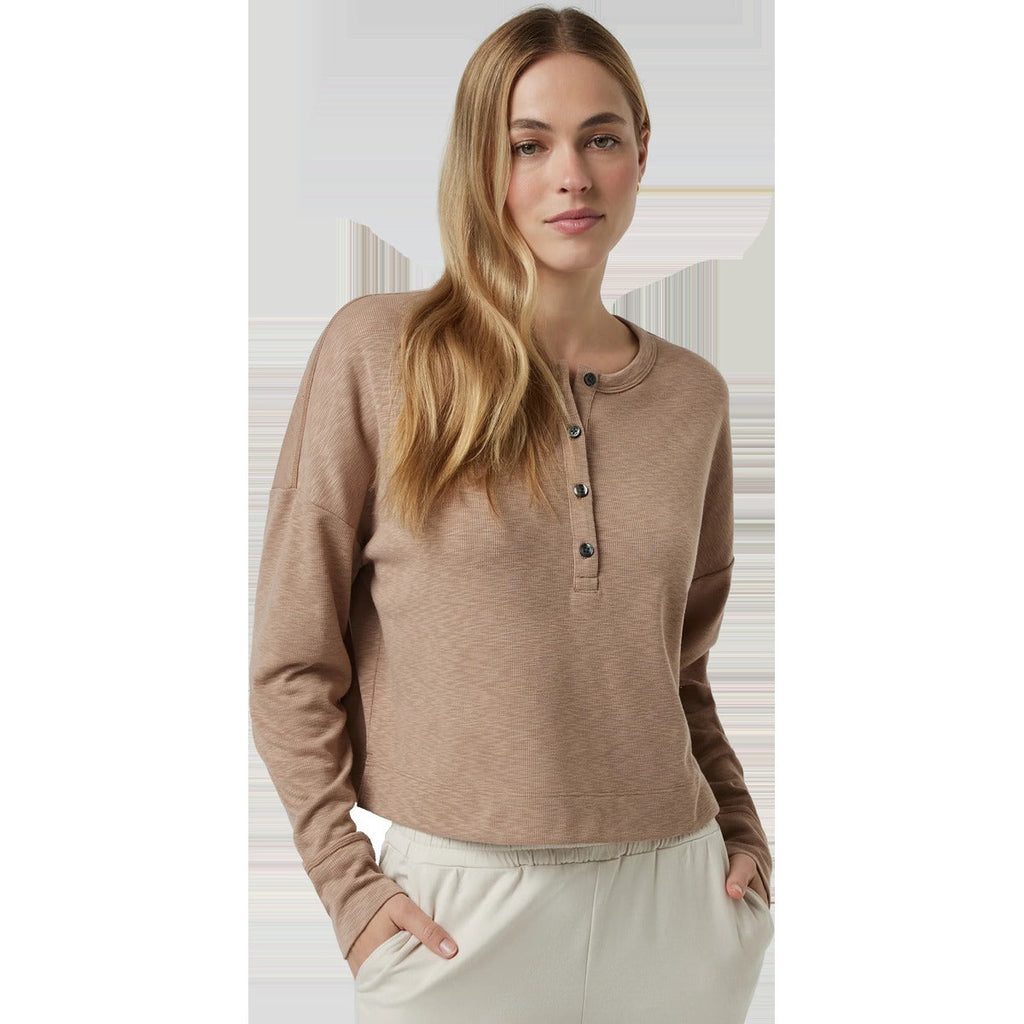 Women's Long Sleeve Sunrise Oversize Henley