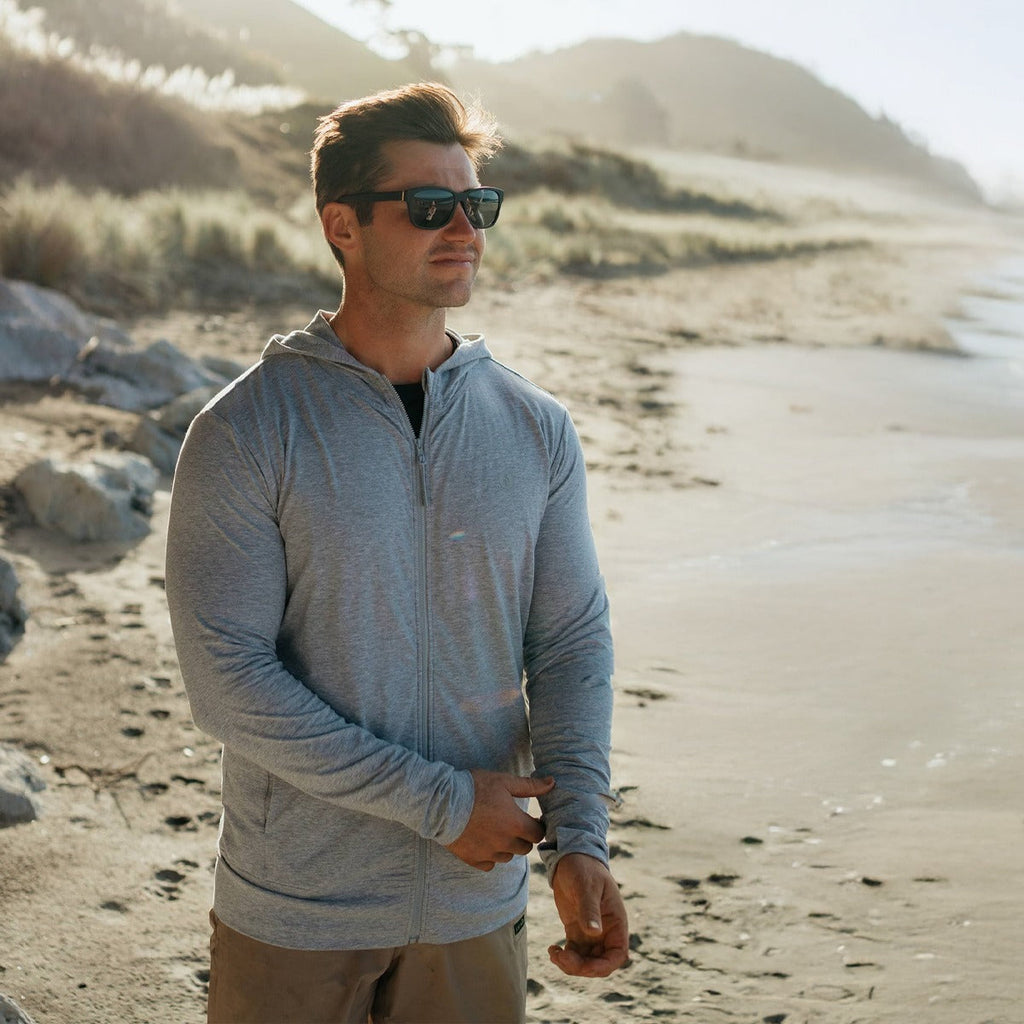 Men's Summer Essential Hooded Zip Top UPF 50+