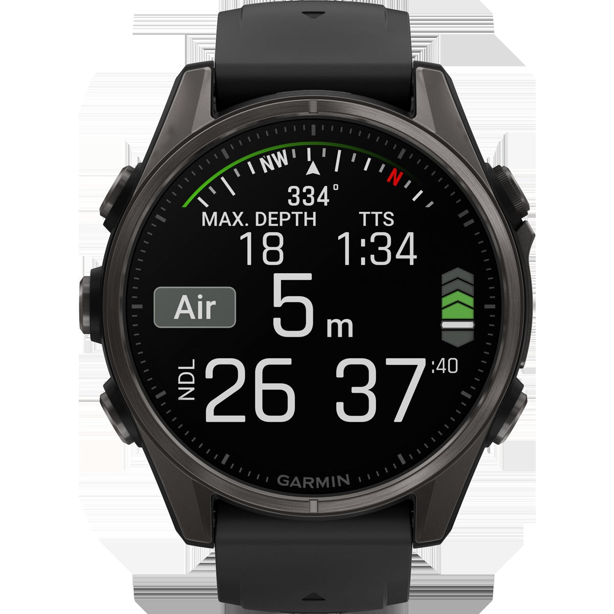 Fenix 8 Sapphire 43mm - Carbon Gray