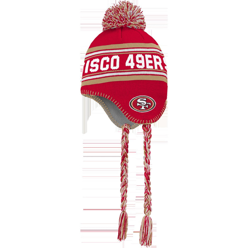 Youth 49ers Jacquard Tassel Knit with Pom