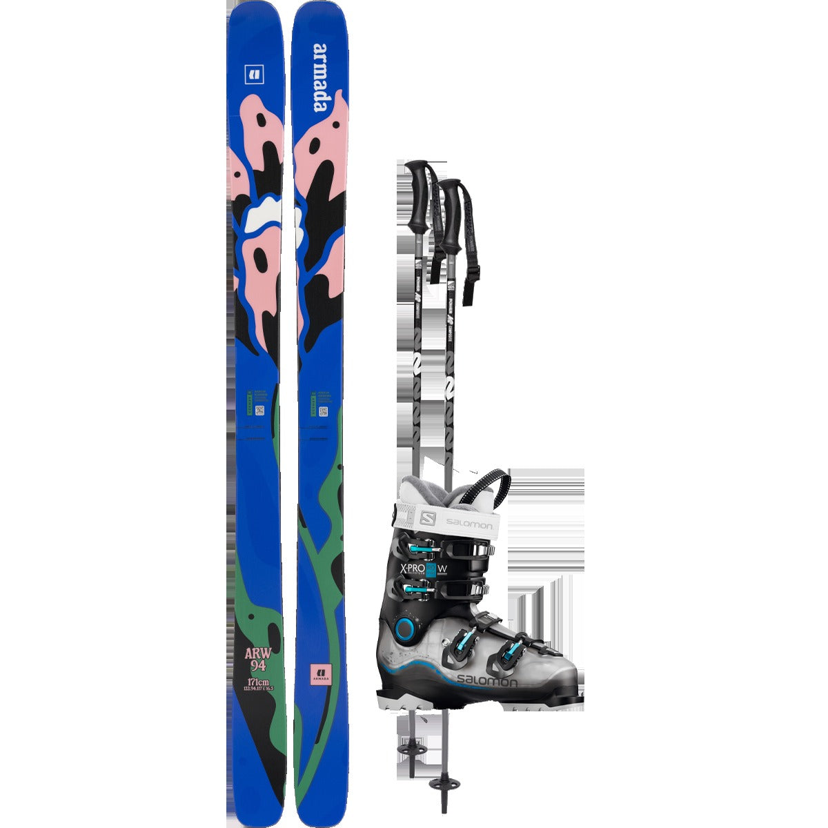 Armada Women's ARW 94 Demo Ski Package
