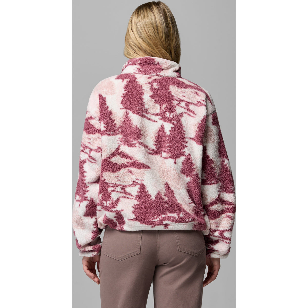 Women's Helvetia II Printed Crop 1/2 Snap Pullover
