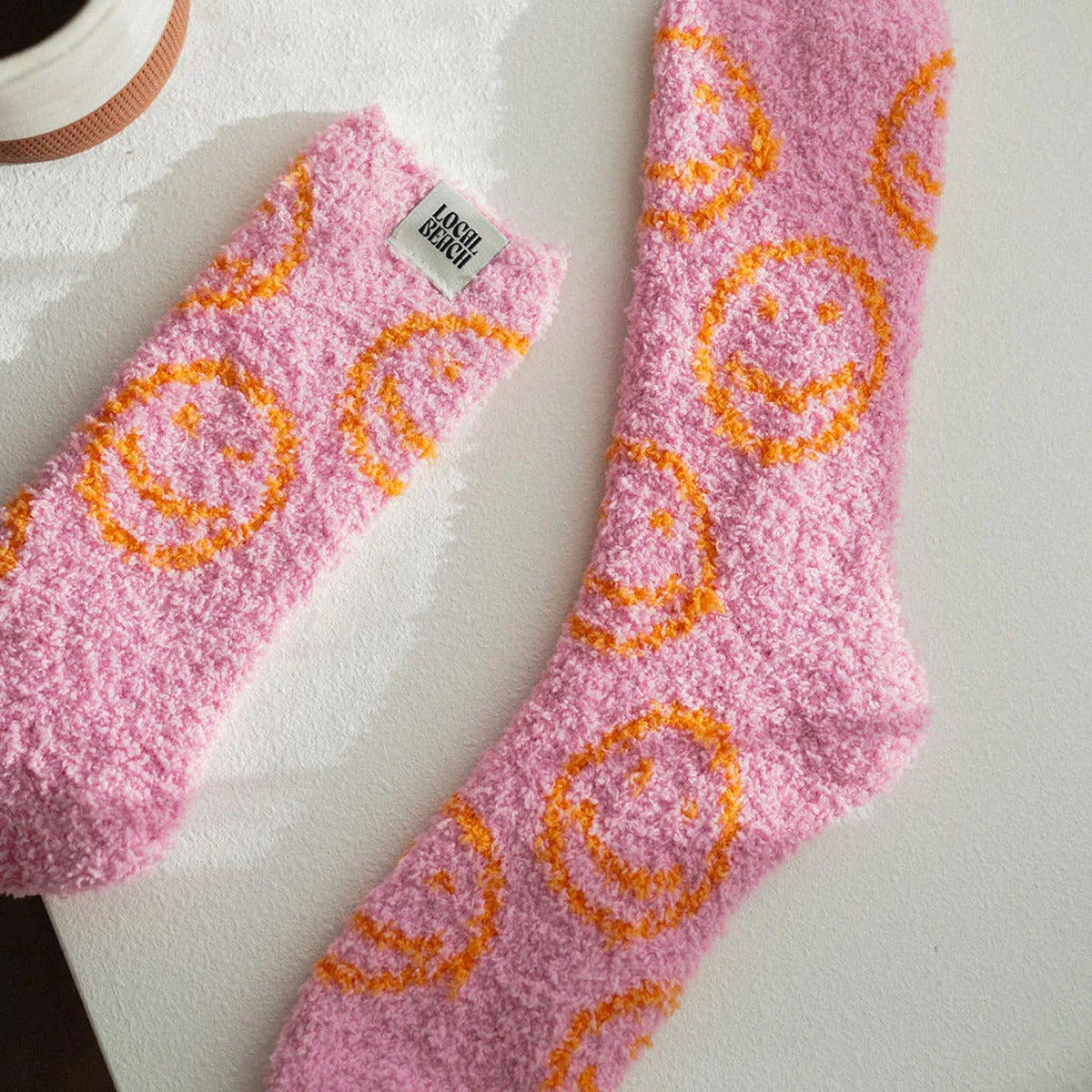 Smiley Local Beach Cozy Socks