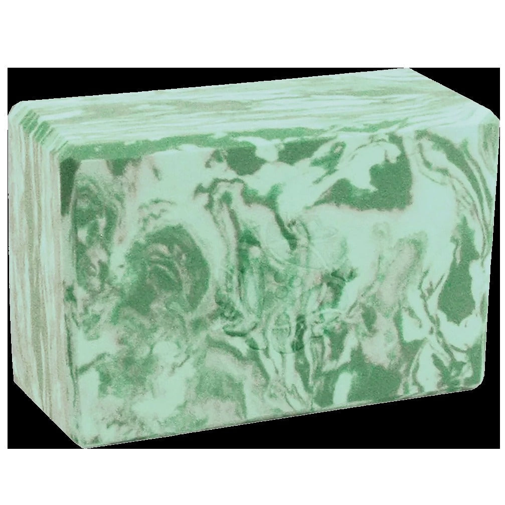 Marbled Foam Yoga Block 4"