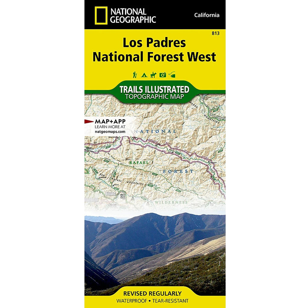 Los Padres Nat Forest West Map