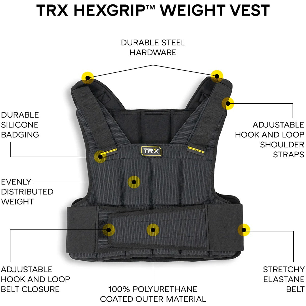 Hexgrip 40 lb Weight Vest