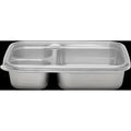 3-Compartment Divided Rectangle 24oz