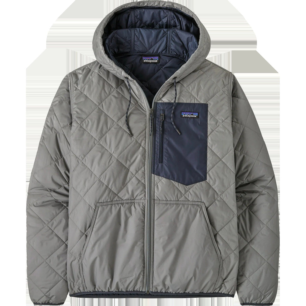 Men's Diamond Quilted Bomber Hoody