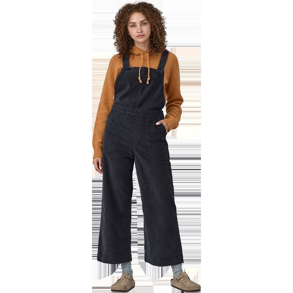 Women's Stand Up Cropped Corduroy Overalls
