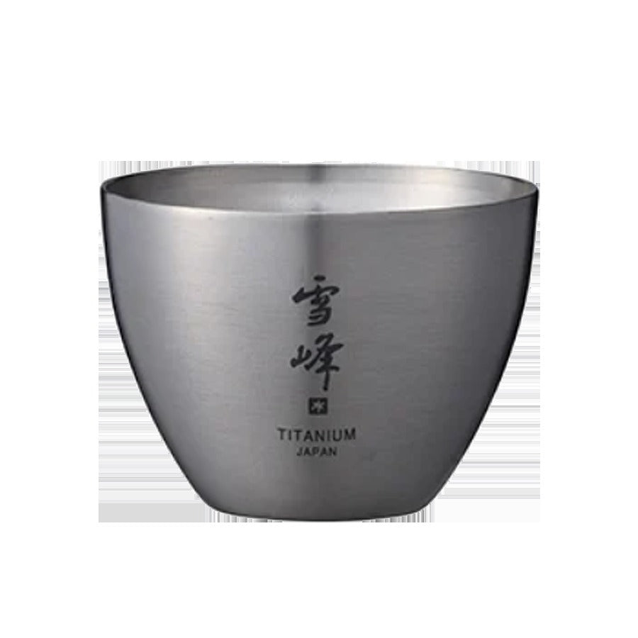 Titanium Sake Double Wall Cup