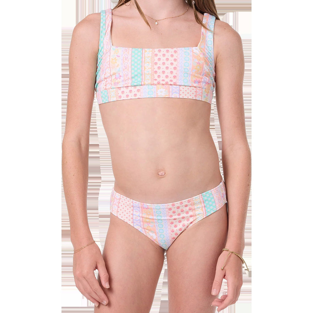 Youth Bali Floral Square Neck Tank Set