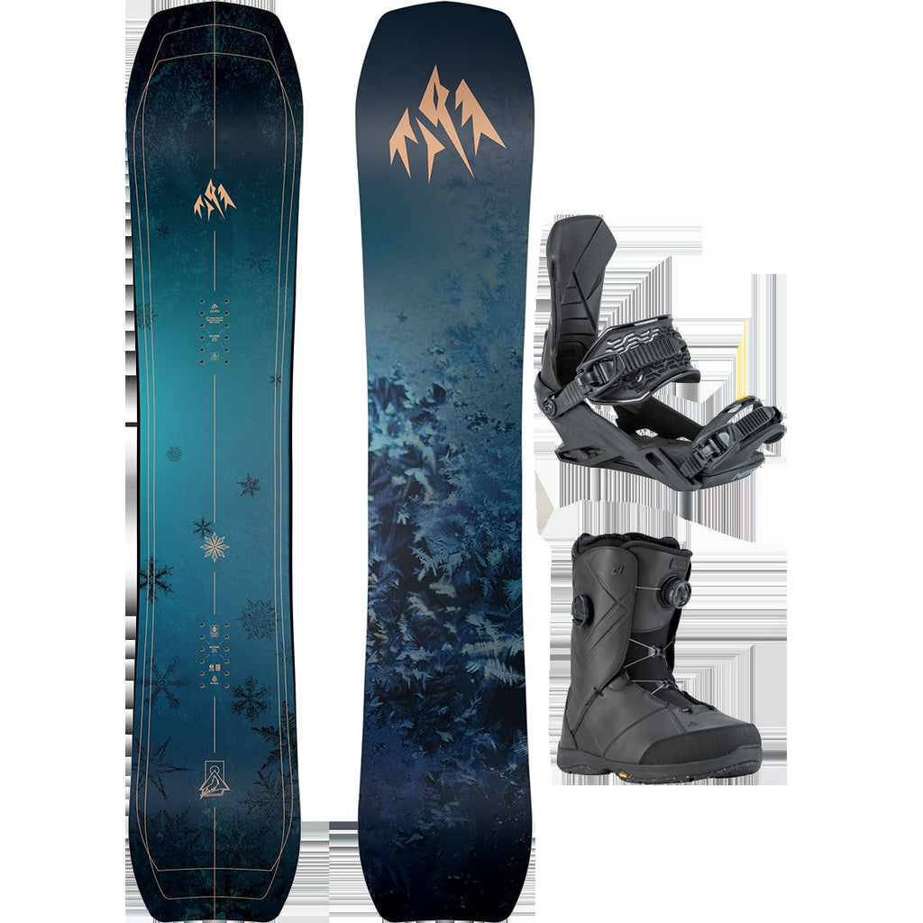 Jones Snowboards Women's Howler Demo Snowboard Package