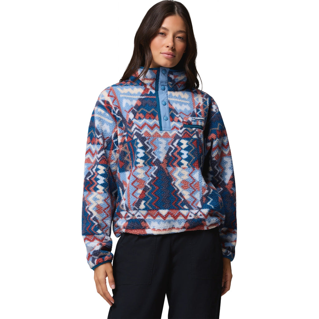 Women's Helvetia II Printed Crop 1/2 Snap Pullover