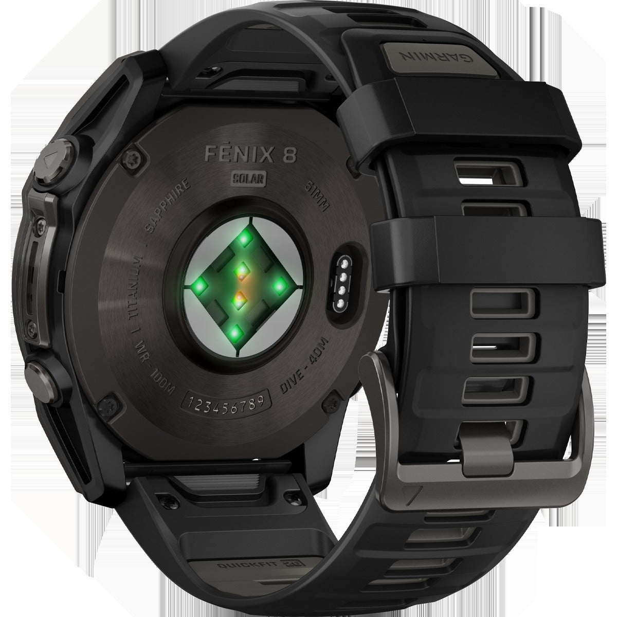 Fenix 8 Solar Sapphire 51mm - Carbon Gray