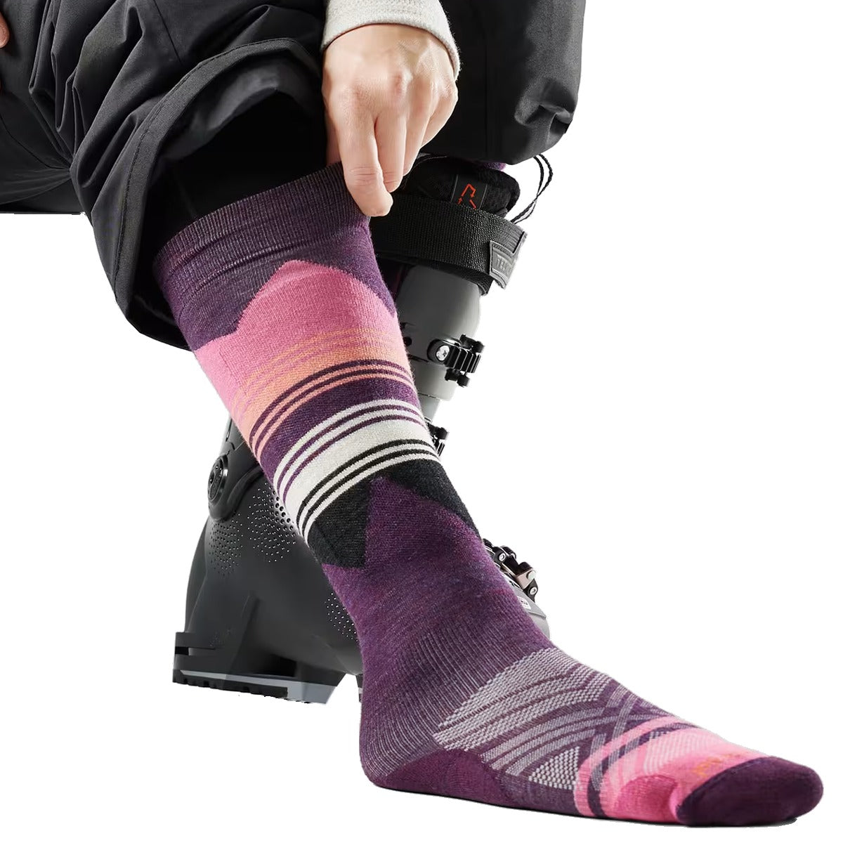 Women's Ski Targeted Cushion Pattern OTC Socks