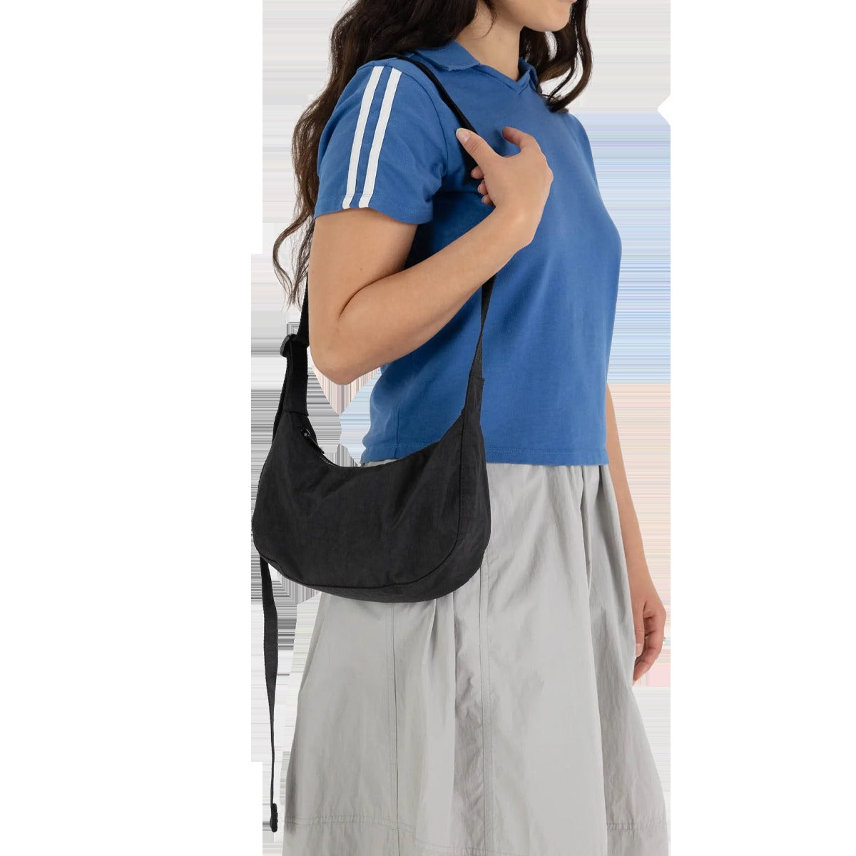 Small Nylon Crescent Bag