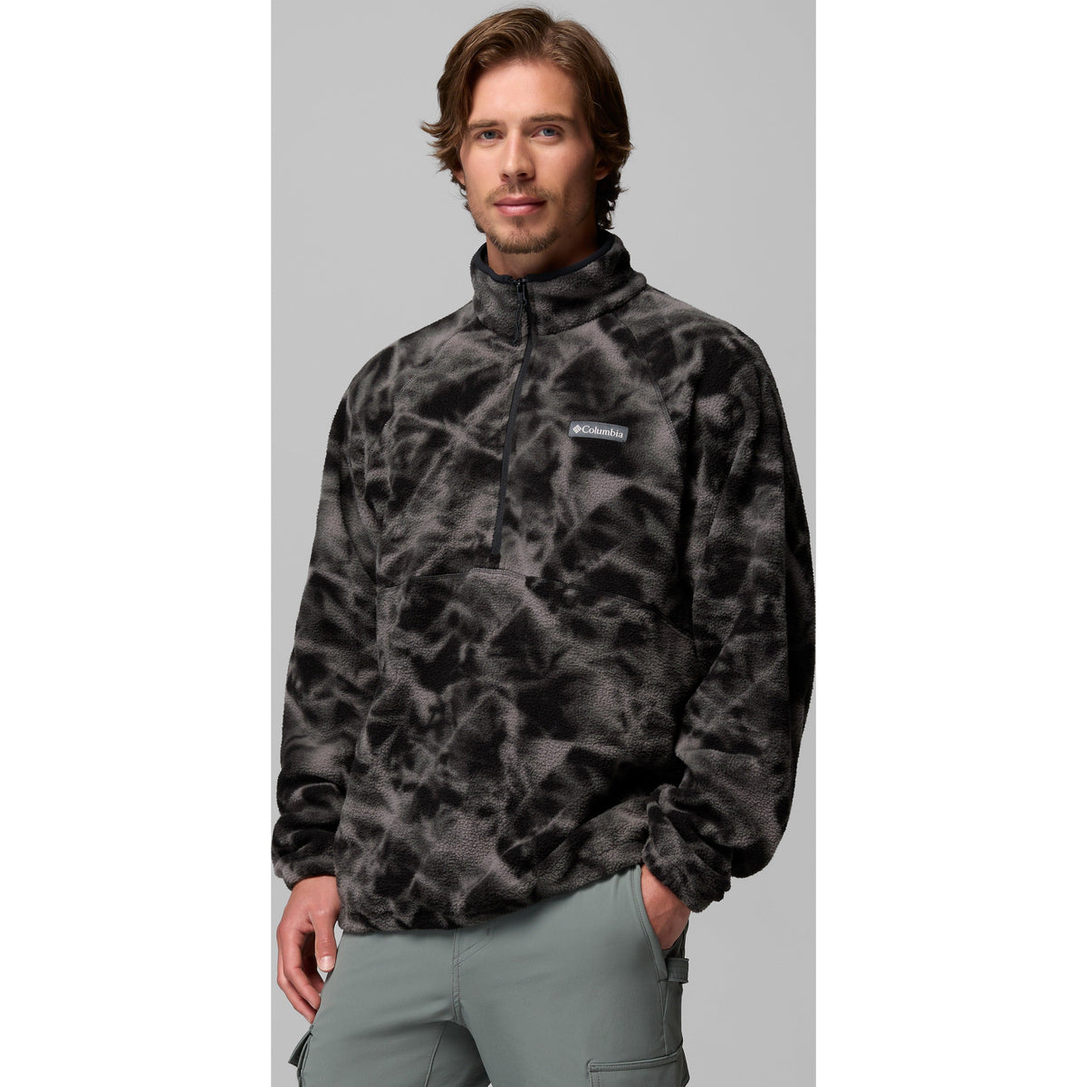 Men's Timber Crest Printed Half Zip