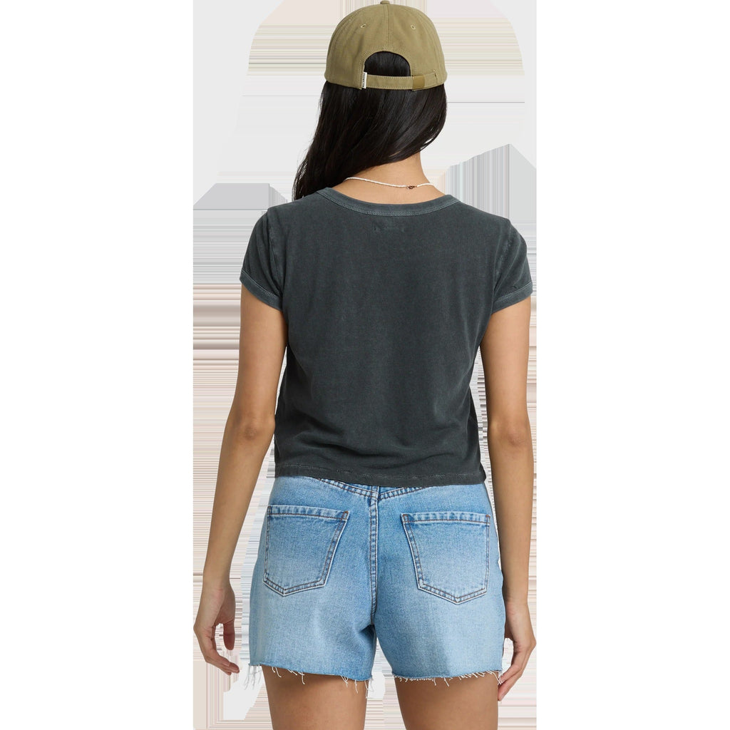 Women's Daily Short Sleeve Knit Tee