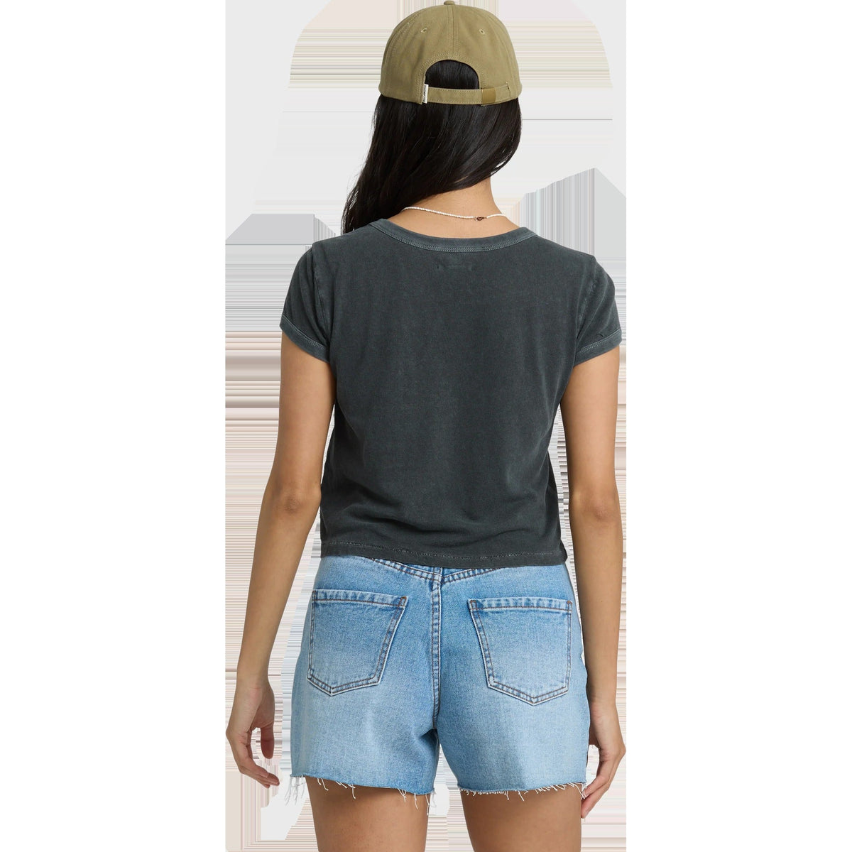 Women's Daily Short Sleeve Knit Tee