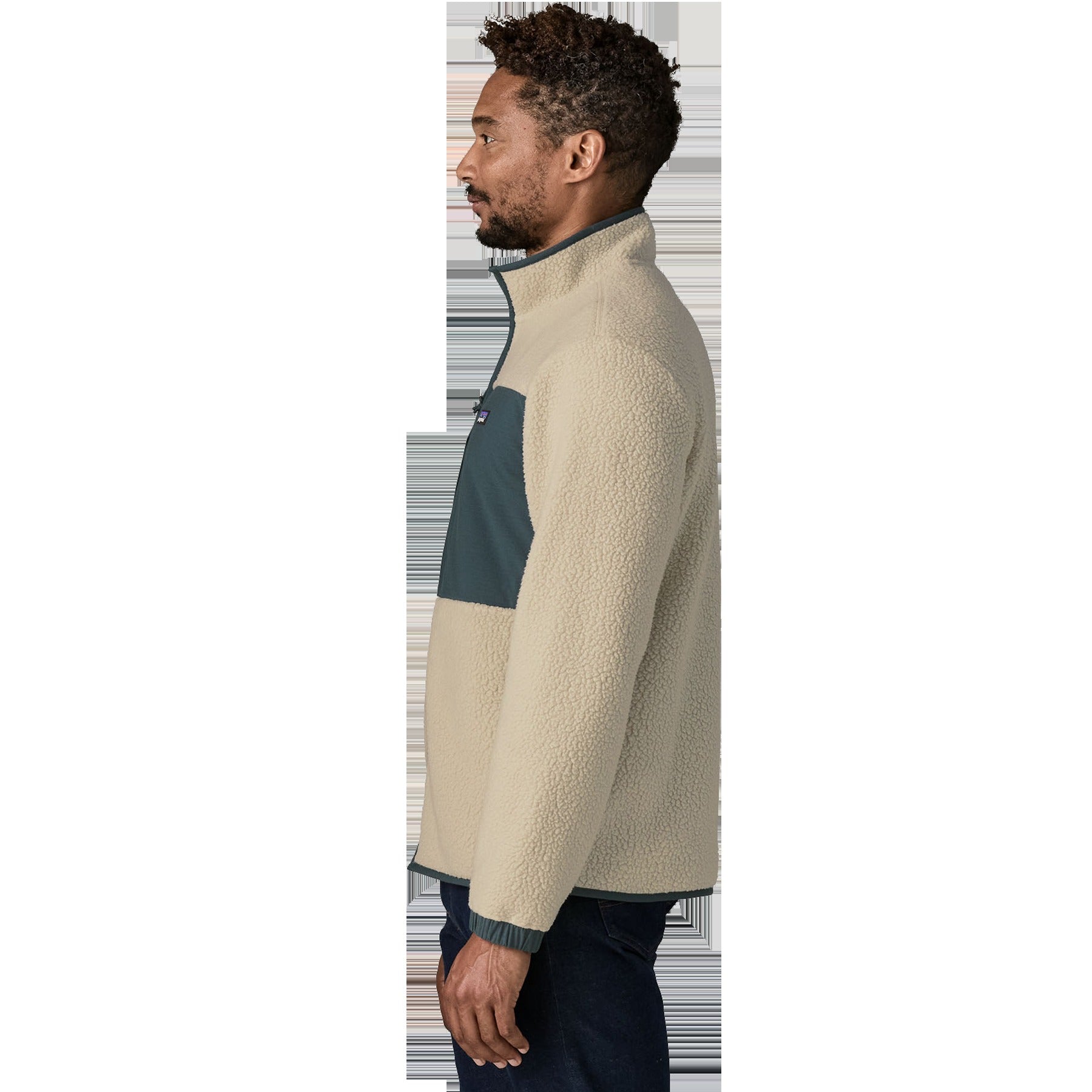 Men's Retro Pile Patch Jacket