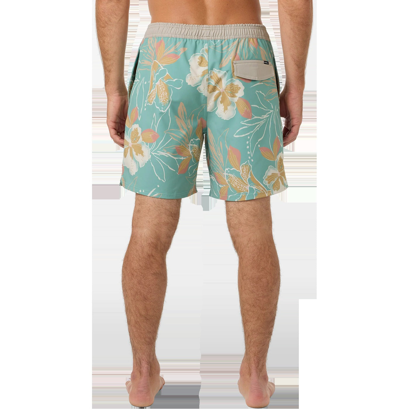 Men's Hermosa Elastic Waist Lined Trunk 17"