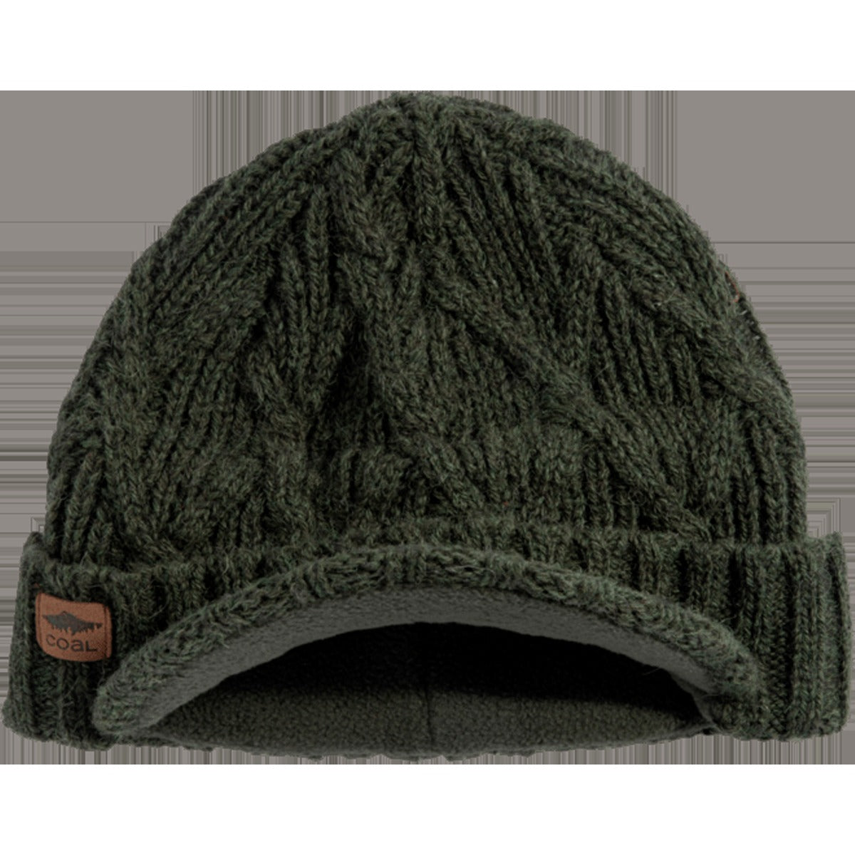 The Yukon Cable Knit Wool Brim Beanie