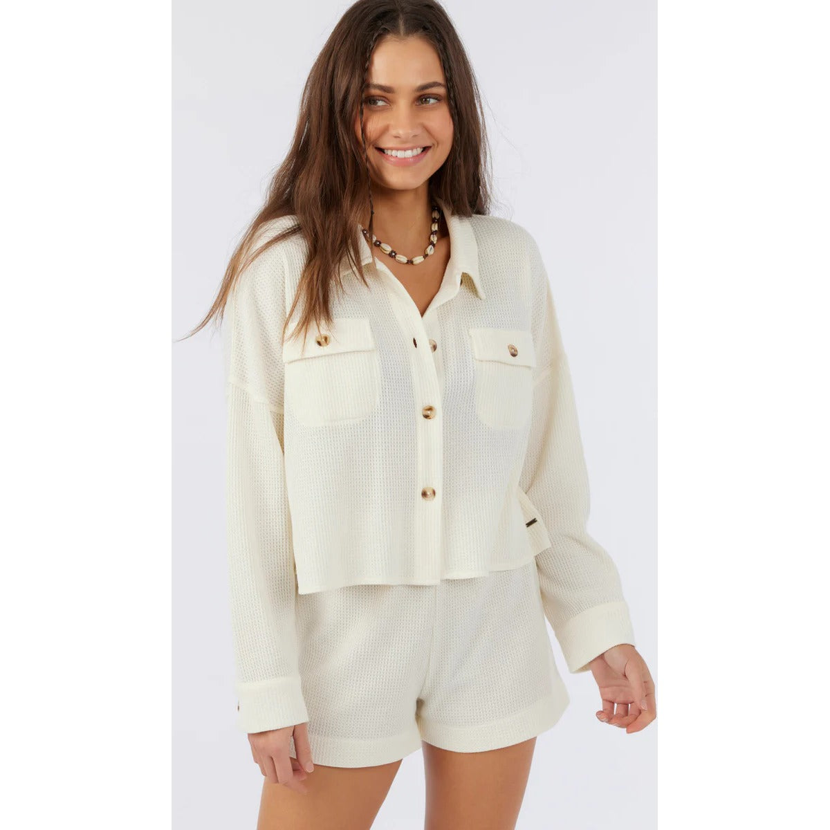 Women's Tour Cropped Waffle Knit