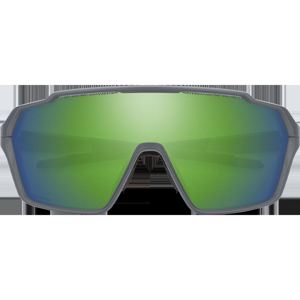 Shift MAG - Matte Cement/ChromaPop Green Mirror Lens