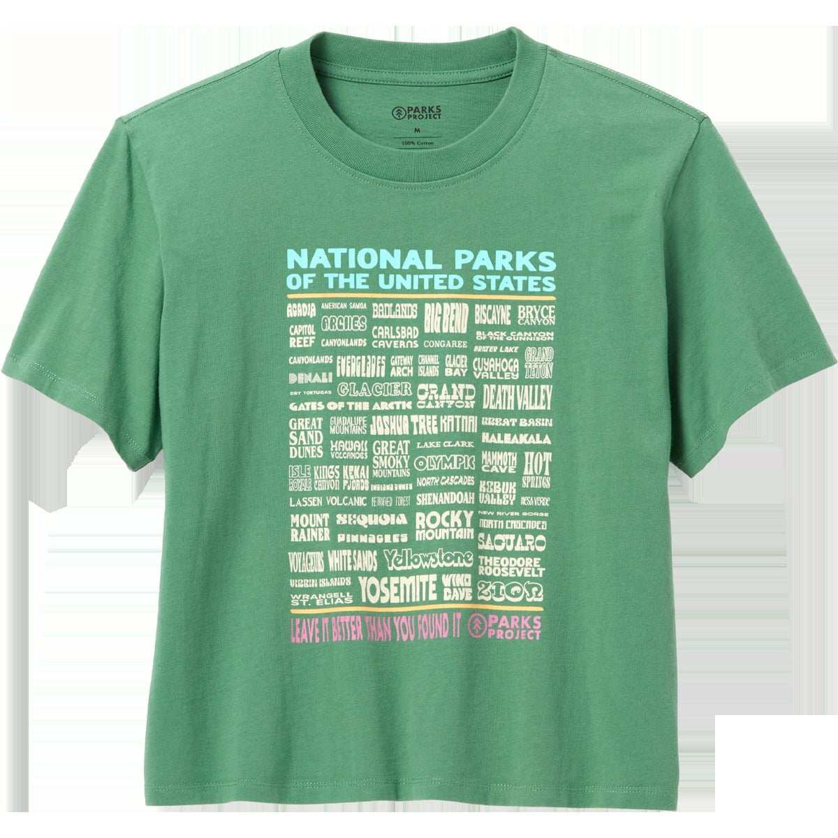 Women's National Parks Lineup Boxy Tee