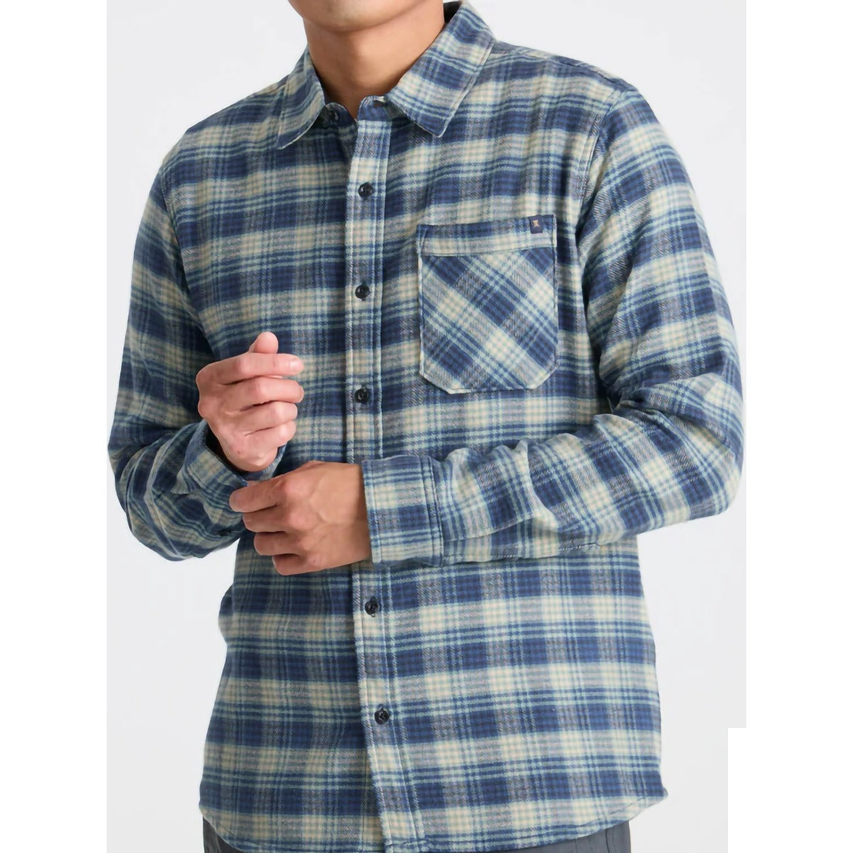 Men's Crossroads Organic Long Sleeve Flannel