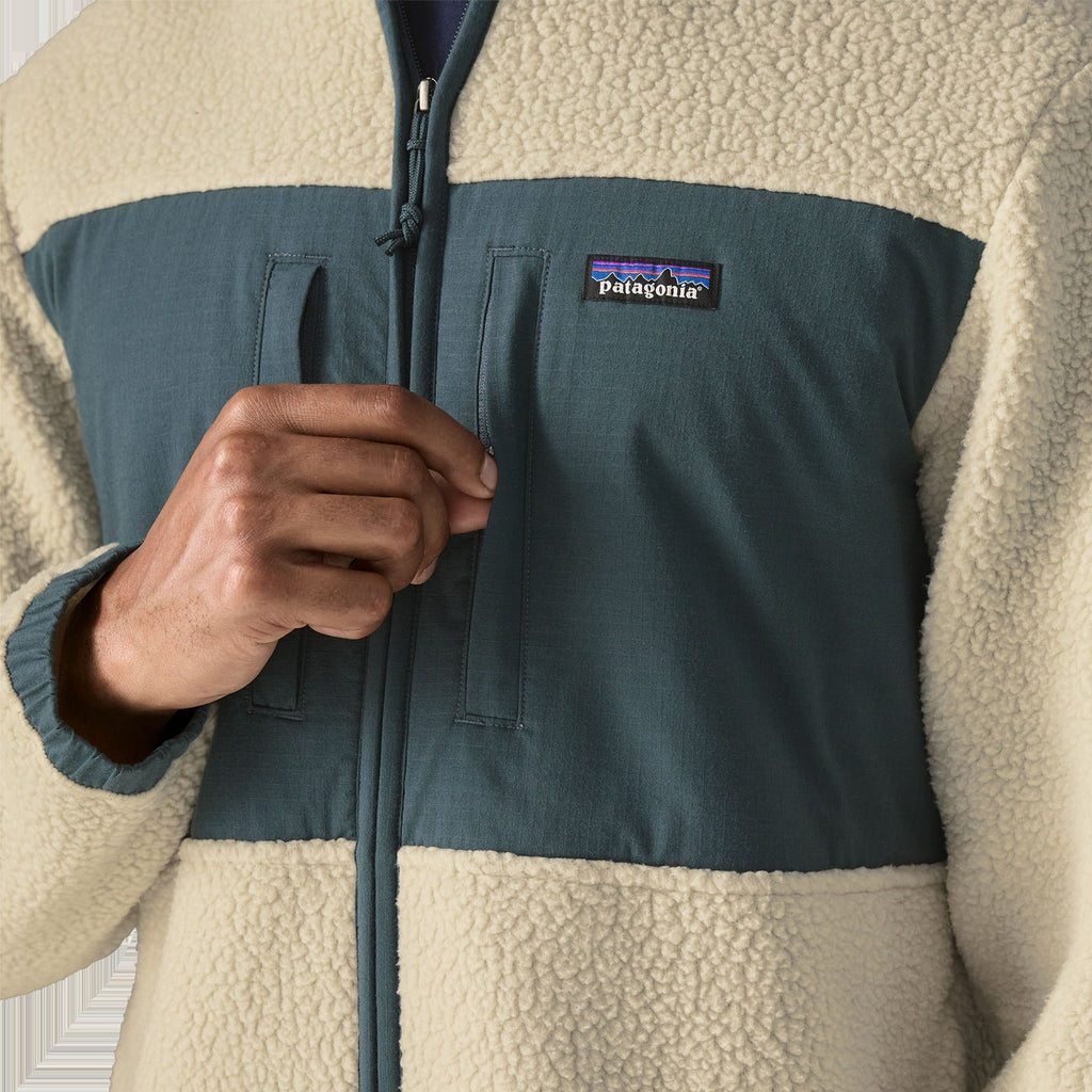 Men's Retro Pile Patch Jacket