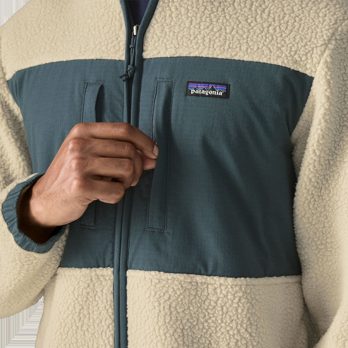Men's Retro Pile Patch Jacket