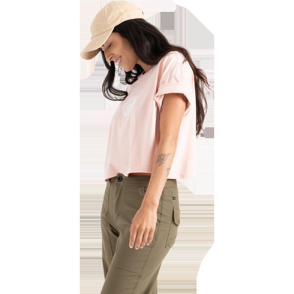 Women's Striped Shell Cropped Tee
