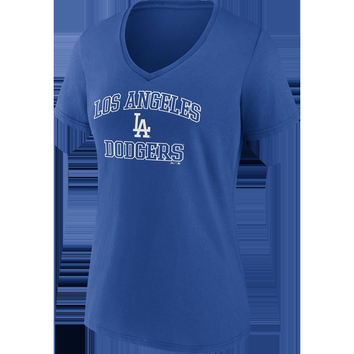 Women's Dodgers Cotton Heart and Soul Short Sleeve