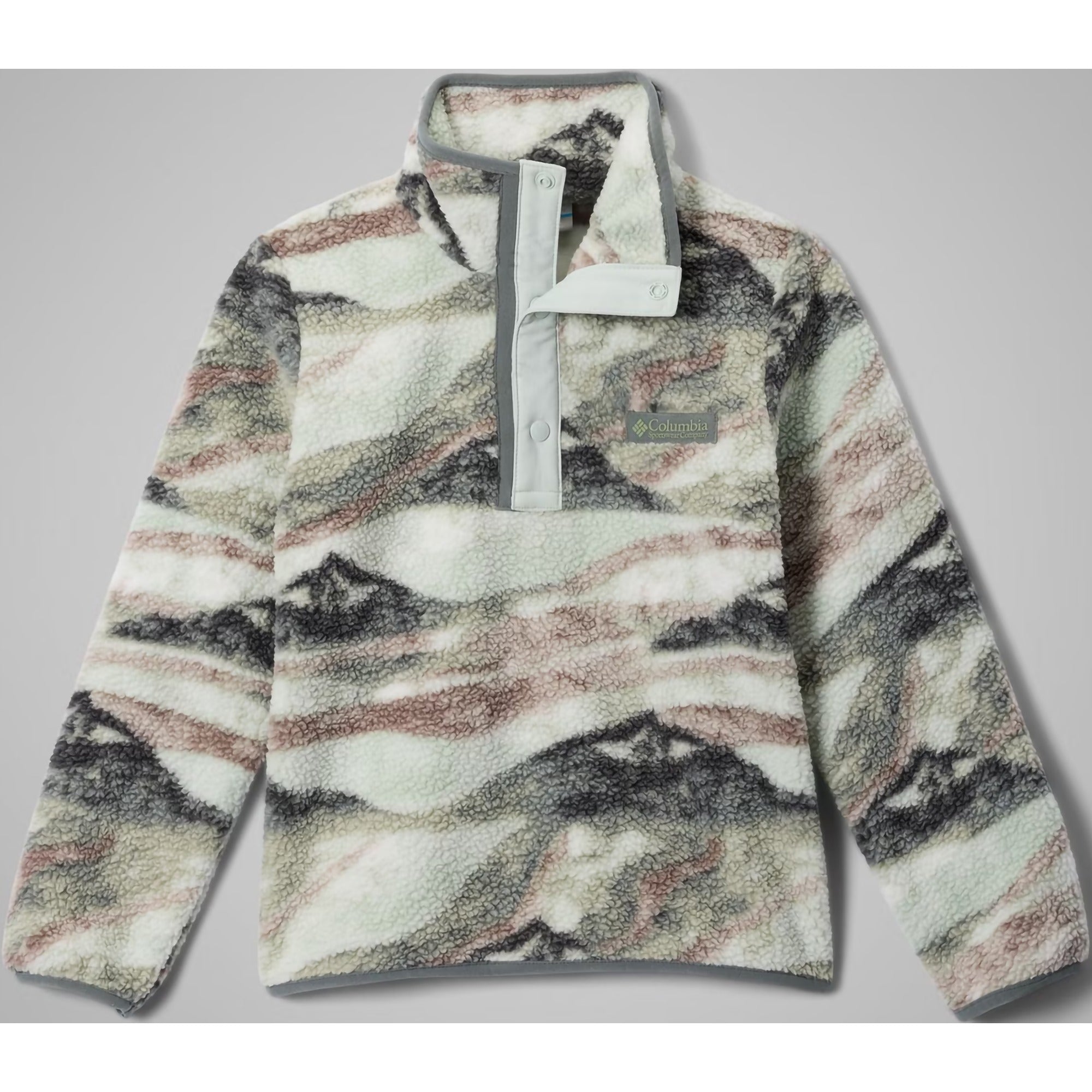 Youth Helvetia II Printed 1/2 Snap Pullover